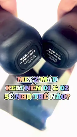Mix 2 màu nền để ra được màu nền phù hợp với làn da #dopi #kemnen #xuhuong 