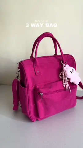3 WAY BAG Now Available! You can use it as Backpack, Slingbag and Handbag! #totebyal #totebag #backpack #slingbag #handbag #3waybag #threewaybag #canvasbag #fyp #viral #schoolbag #workbag #maternitybag #mommybag #universitybag #officebag #trendybag #tiktokbudol #tiktokaffiliate 