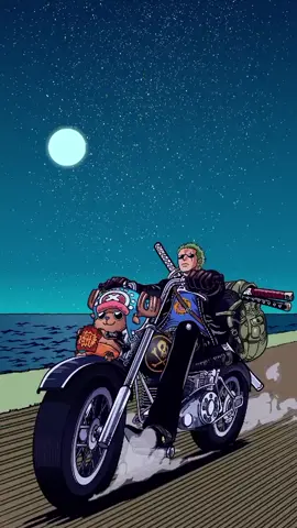 Roronoa Zoro and Tony Tony Chopper night version #animation #anime  #2danimation #animated #animate #digitalanimation #fananimation #fanmade #fanart #livewallpaper #wallpaper #animewallpapers #onepiece #roronoazoro #tonytonychopper #zoro #chopper #motorbike #night #citypop 