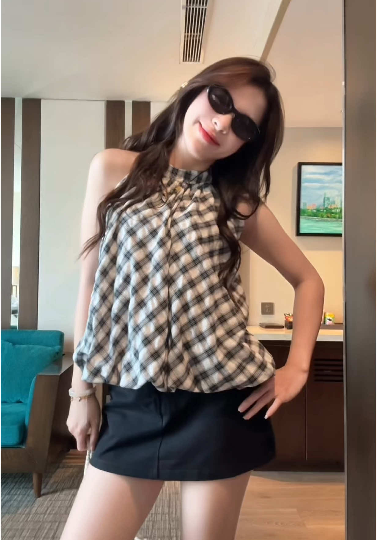 Cổ mang cái áo bét-seller của tiệmmmm ☀️🫶🏻🐳🥥#shopping #xuhuongtiktok #babydoll #aoyemnu 