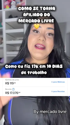 Como se torna afiliado do mercado livre  @Mercado Livre #afiliadosmercadolivre #mercadolivre #rendaextra #vaiproexplorar #fypシ゚ #fyp #garotasapoiamgarotas💝🎀✨️ #explore #parceria #parceriapaga 
