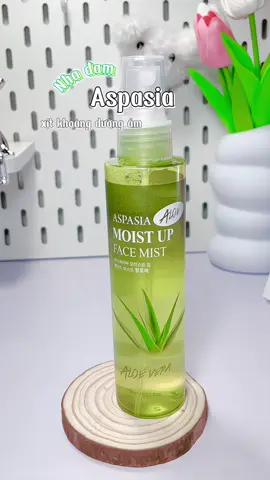 Xịt dưỡng ẩm Aspasia Zá hssv mà dùng okla nha#xitkhoang #xitkhoangmakeup #xitkhoangaspasia #skincare #unboxing #review #goclamdep 