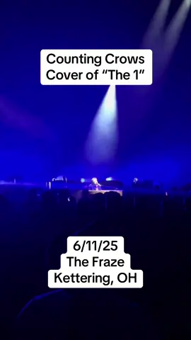 Counting Crows 6/11/25 cover of “The 1”  #90smusic #countingcrows #adamduritz #alternativemusic #craftingismytherapy #the1 
