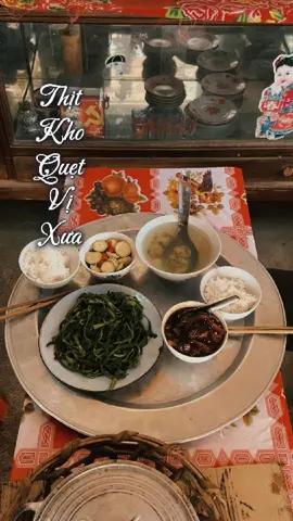 Thịt kho quẹt vị xưa ☺️ Sản phẩm ở giỏ hàng ạ #anhhaique #nongthon #quehuong 