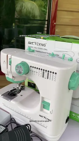 Ang gandaaa talagaaa #fyp #sewingmachine #portablesewingmachine #sewing machine stitches for tshirt 