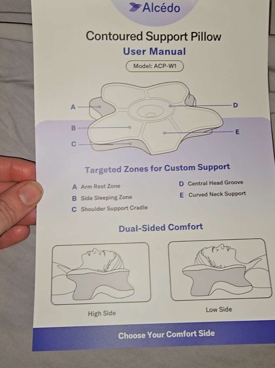 #pillow #restfulsleep #fibromyalgia #sleep #cervicalpillow #neckpillow 