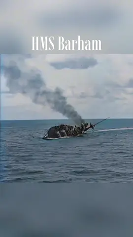 HMS Barham, a Queen Elizabeth class battleship, when it was struck by torpedoes from a German submarine during World War Il, which resulted in a terrifying explosion on November 25, 1941. The Barham's captain, 55 officers, and 806 men were lost. Approximately 450 survivors were rescued. This archive footage was remarkably captured by Pathé News cameraman, John Turner, on an adjacent ship.  🎥 British Pathé colorized and upscaled in 2K UHD  #History #ww2 #ww2history #battleship #explosion #reels 