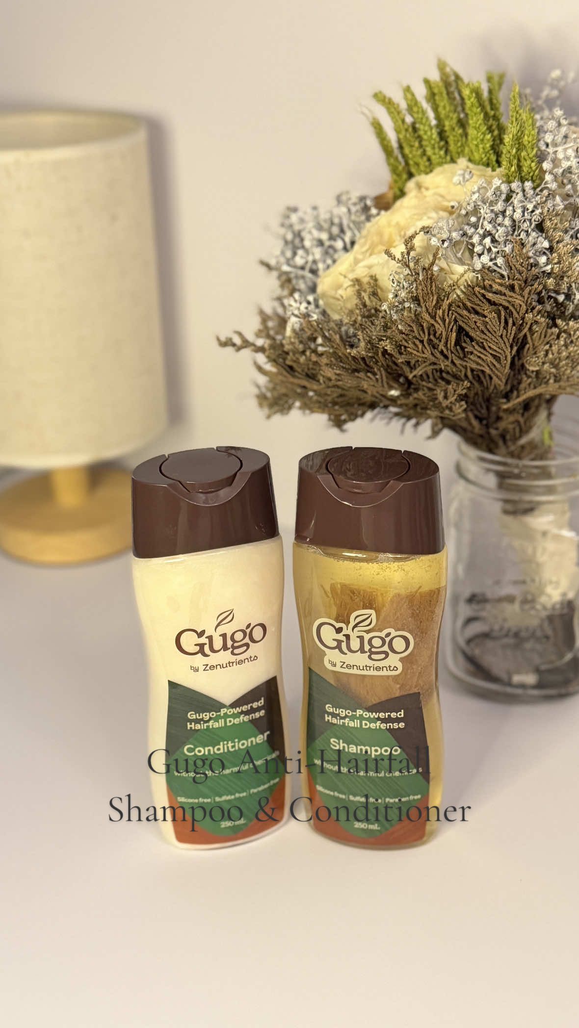 Anti hair fall and anti hair loss ba? Try mo na tong Gugo Shampoo and Conditioner duo 💯 #hairfall #hairloss #hairfallcontrol #hairfalltreatment #gugo #gugoshampoo #haircare 