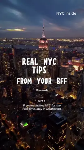 📍 Real NYC Tips from Your BFF Part 1: Why you should stay in Manhattan on your first trip Let’s be real — when it comes to NYC, location changes everything . Staying in Manhattan might feel like a splurge… but trust me, it’s worth it. 💡 Here’s why: - You’ll save time (and stress) getting around - You’ll experience the city at all hours - You’ll end up in places tourists usually miss - And yes… you’ll probably walk more than you expected 📌 Exclusive tip: If you’re staying near Times Square or Midtown, take a walk up 46th or 52nd St at sunset — you’ll catch the afterglow of the city in one of its most iconic neighborhoods. 🖤 Follow @nycinside for more tips about New York City 📍 Your inside guide to the city that never sleeps 💬 #nyctips#newyorkcity #NYCInside #NewYorkTravel #touristguide #ExploreNYC #manhattan #thingstodoinnyc
