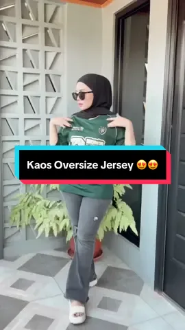 Kaos Oversize Jersey 07 😍😍#terbaru #hijabstyle #cekkeranjangkuning #kaosoversize #jersey #fyp #legystore 