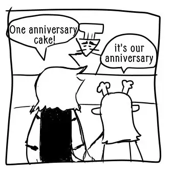 Chapters 3 and 4 opened my eyes to Krusielle, I can’t stop thinking about them. Put my limited artistic skills to work. (I did put “friend” to stick with the original comic, feel free to interpret as platonic/romantic/queerplatonic/whatever you wish hehe) Inspired by a Close Your Eyes, Look at the Mountains comic! #deltarune #krisdeltarune #krisdreemurr #susiedeltarune #noelleholiday #krusielle #suselle #krusie #kriselle 
