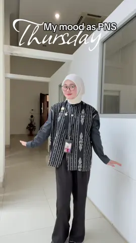 Boleh ga sih pake vest tenun gini??? bolehhh dong 🥰🥰💕❤️ #fyp #viral #pns #asn #vest #tenun 