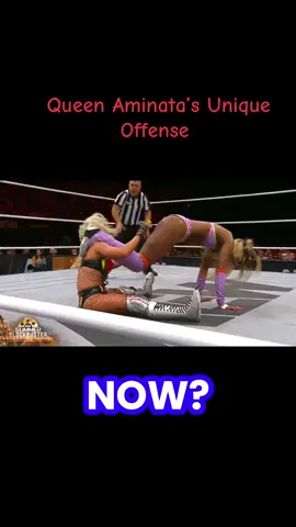 @Queen AMINATA shows off her unique offensive manuver on Thekla! #queenaminata #thekla #aew #aewcollision #prowrestling #prowrestlingtiktok #womenswrestling #hipattack 