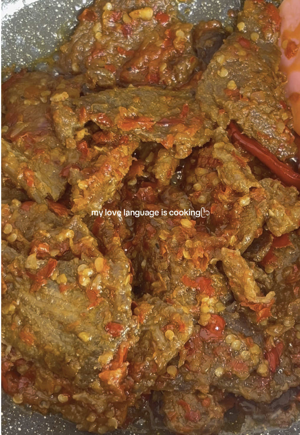 menu hari ini dendeng balado