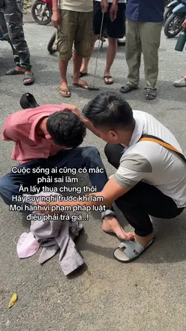 Hãy suy nghĩ thật kĩ hậu quả trước khi làm mọi hành vi phạm pháp luật điều phải trả giá..!