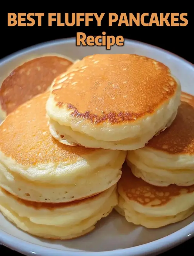 Perfectly Fluffy Pancakes Every Time! Ingredients - 1 ¼ cups milk - 1 egg - 3 tablespoons melted butter - 2 teaspoons vanilla extract  - 1 ½ cups all-purpose flour - 2 ½ teaspoons baking powder - 1/2 teaspoon salt - 1 tablespoon sugar Cooking instructions: 1. Prepare the batter:     - Combine milk, egg, melted butter, and vanilla (if using). Mix well. Then sift in the flour, baking powder, salt, and sugar. 2. Cook the pancakes:    - Heat a non-stick griddle or pan over medium heat and grease it.    - Pour 1/4 cup of batter onto the griddle.    - Cook until bubbles form and edges are set, about 2 mins. Flip and cook for another minute.    - Remove from pan and keep warm. 3. Serve with your favorite toppings.  #pancakes #breakfast #brunch #hotcakes 