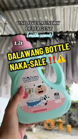 📉 BOTTLE OF 2 nakasale ngayon! ⏳ Huwag palampasin, limited time lang 'to! 👉 Click mo na ‘yung yellow basket bago maubos! 🛒💨 Super bango at gentle sa baby clothes ang UniLove Baby Laundry Detergent (Milk Scent) — perfect sa sensitive skin ni baby! 👶✨ #UniLove #BabyEssentials #MomTokPH #TikTokAffiliatesPH #SaleAlert