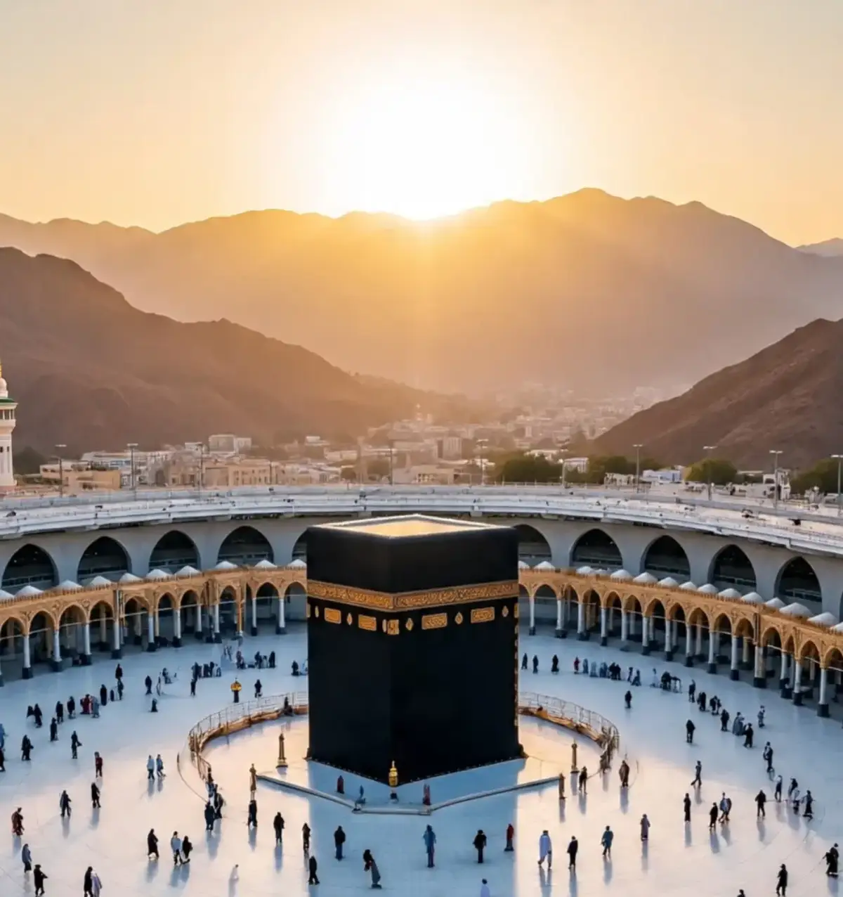 This image captures the majestic beauty of Masjid al-Nabawi, the Prophet's Mosque, located in the holy city of Madina. The iconic green dome marks the resting place of the Prophet Muhammad (PBUH). Surrounded by elegant minarets, the mosque's stunning architecture is illuminated under a clear blue sky. The expansive marble courtyard reflects the soft sunlight, creating a serene and spiritual atmosphere. Pilgrims are seen peacefully walking and praying, symbolizing the unity and devotion of Muslims from around the world. This sacred site is not only an architectural masterpiece but also a place of deep reverence and tranquility. #unfrezzmyaccount #viral #trading #naatstatus #mashallah #foryou #unfreez #Kaaba #Makkah #Faith #UnityInIslam #Spiritual Journey #Umrah2025 #IslamicInspiration