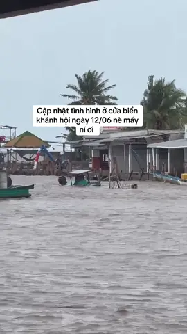 Cập nhật tình hình ở cửa biển khánh hội ngày 12/06 nè mấy ní ơi chìm ghe luônnnn  #camau #cuabienkhanhhoicamau #haisan 