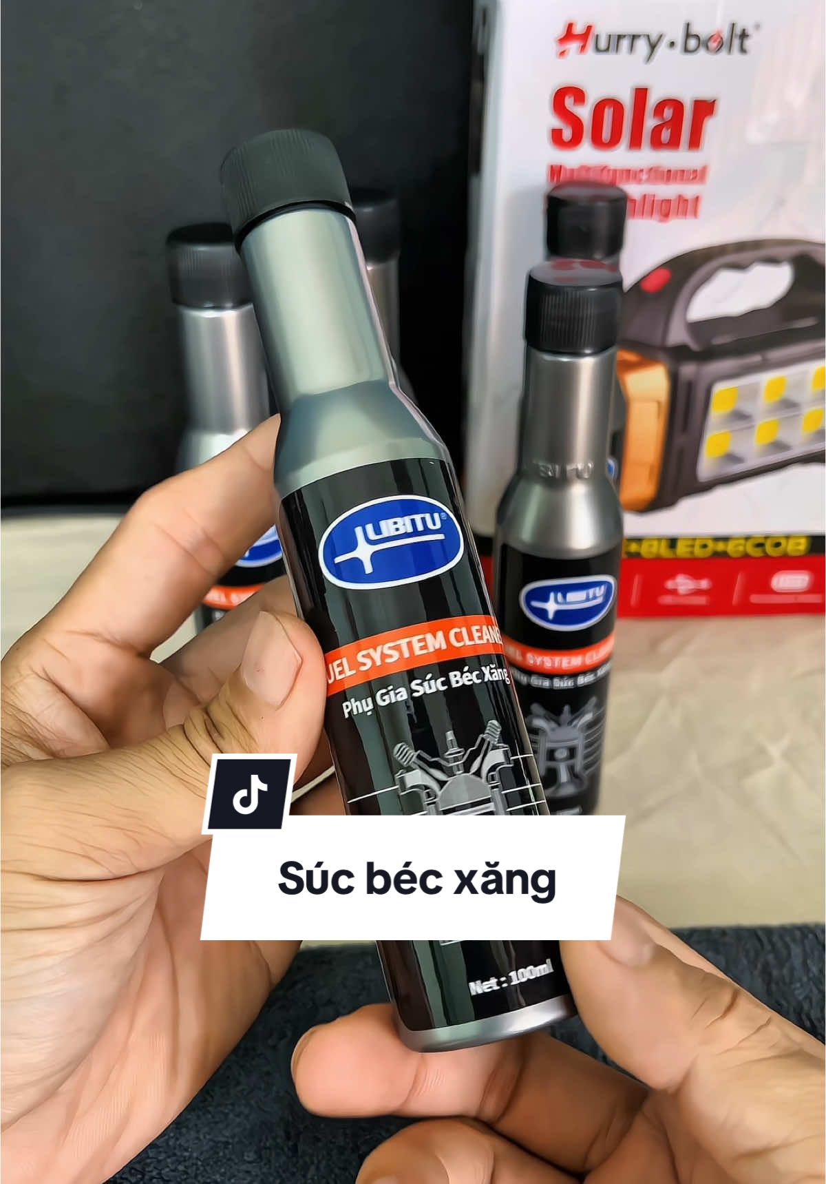 Chai dung dịch súc béc xăng, vệ sinh buồng đốt dành cho xe máy. #sucbecxang #vesinhkimphunbuongdot 