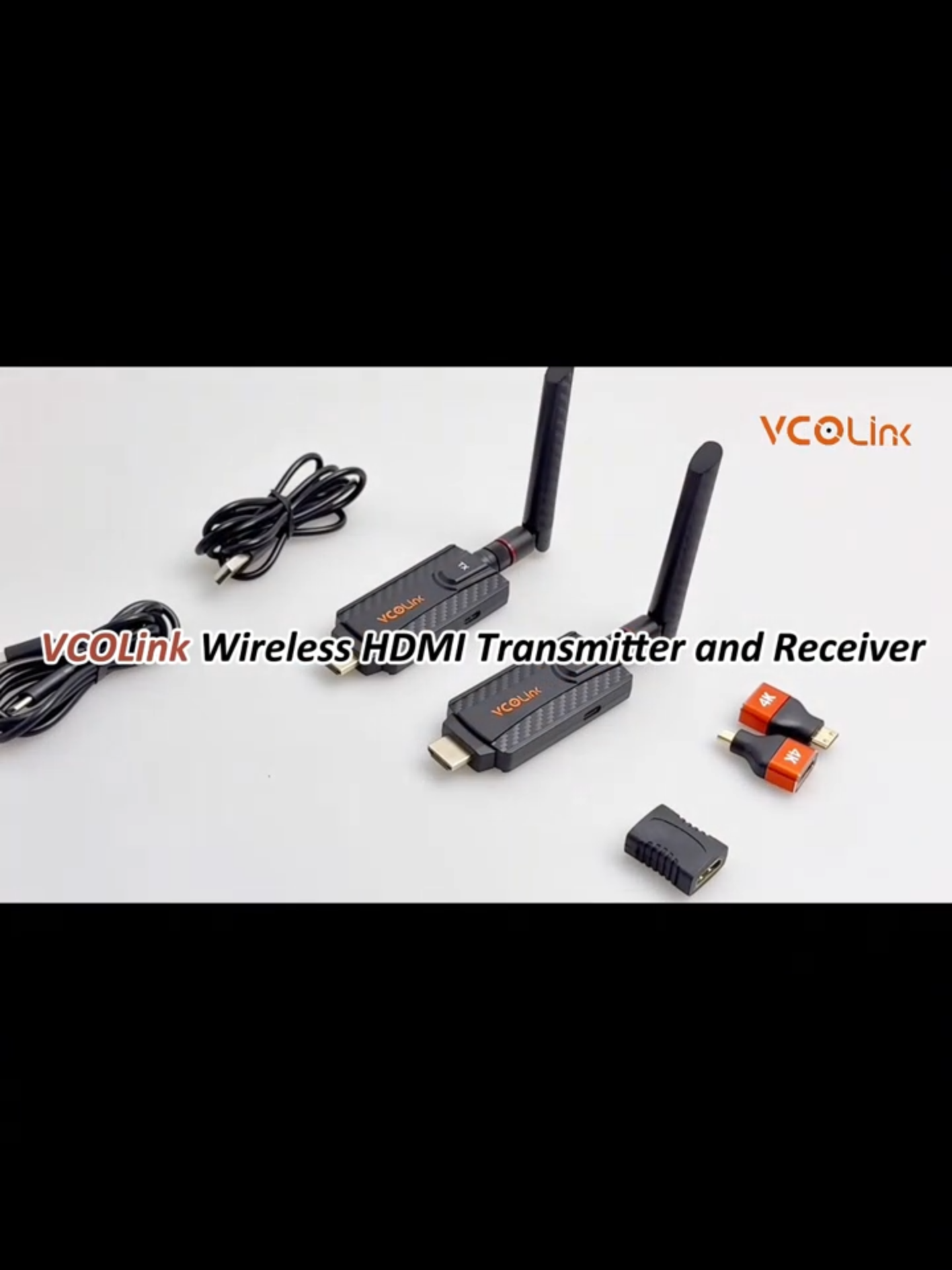 Mini Transmitter and Receiver:1TX to 2RXs. #wireless #hdmii#lowlatency #mini #antenna