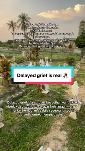 Delayed grief is real 🥀