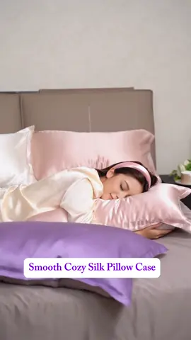 Silk Pillowcase=happy skin & hair😴Buy 1 Take 1 Satin Silk Pillow Case ✨Hypoallergenic Silky Pillowcase🤩#pillowcase #silkpillowcase #pillowcases #buy1take1silkpillowcase 