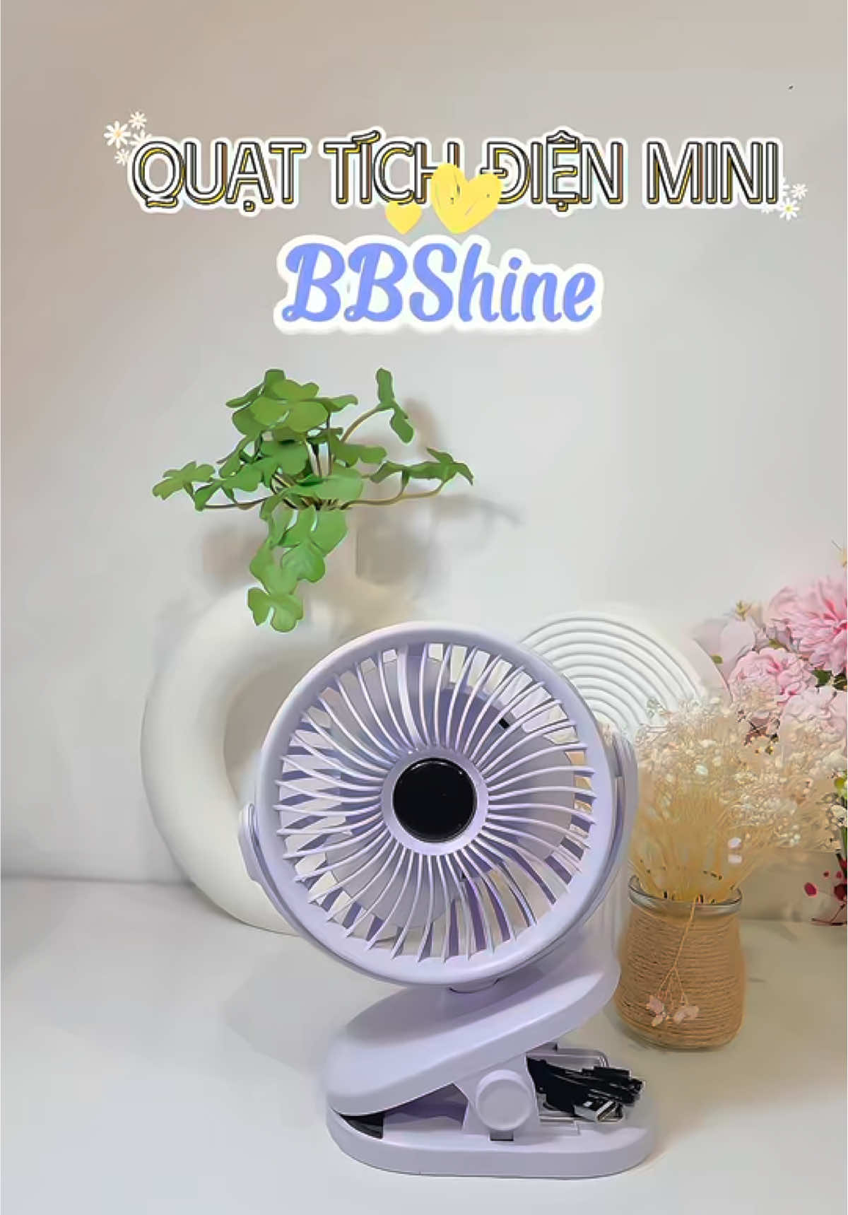 Màu tím xinh xỉu mấy bà ơi  #Babys #quatBabys #quattichdien #quatkep #quattichdienmini #quattichdienpintrau 