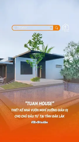 Tuan house | Mẫu nhà vườn cấp 4 bình dị thiết kế cho chủ đầu tư tại tỉnh Đăk Lăk #h_cong #nhacap4 #thietkenha #thicongtrongoi #thietkethicong 