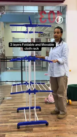 Foldable and Movable Cloth Dryer #ethiopian_tik_tok #fyp #viral_videos #foldable #clothdryer #movable #clothrack #rack @Kokeb Kids @Hasset Mart 
