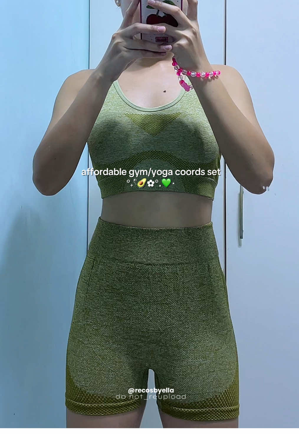 part 1082| affordable gym/yoga coords wear set °˖𓍢ִ໋🍃✿°.💚⋆ #gymwear #yogawear #yogaset #gymoutfit #workoutoutfit #fitnessoutfit #coordsset #yogaoutfitset #gymwearforwomen #sportswear #activewear #recosbyella🔎 #trending  