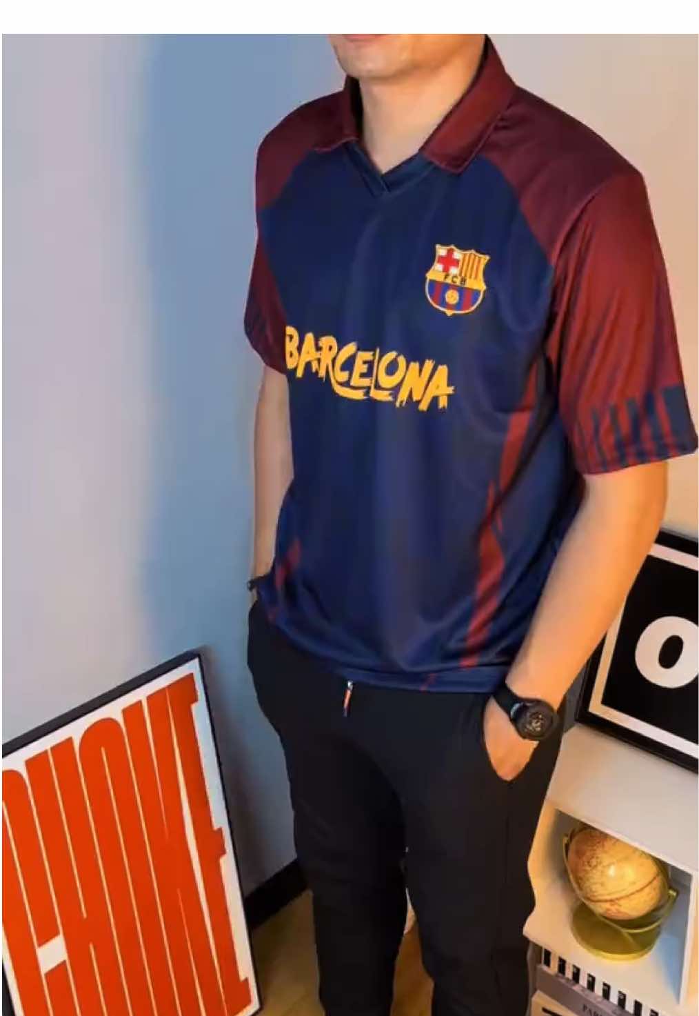 Jersey Vintage Barcelona 🔥 🔥 🔥 #jersey #fyp #vintage #barcelona #jerseybola 