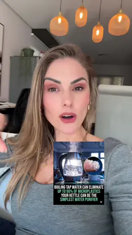 Filtering tap water to remove microplastics? #health #watersommelier #bottledwater #waterbottle #tapwater #microplastics #water #kettle 