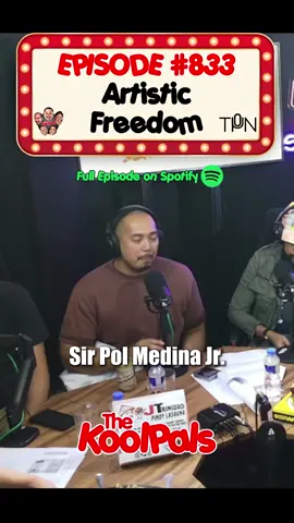 Ginaya daw ng Pugad Baboy ang Family Guy? Kasama natin ang dalawang kilalang artist na si Pol Medina Jr. at @tarantadong_kalbo Watch the full episode on Spotify! Episode #833 Artistic Freedom #fyp #thekoolpals #Jamescaraan #nonongballinan #ryanrems #gblabrador #mumanreyes