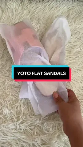 So inlove with this yoto flat sandals.😍#flatsandals #yoto #pinky #fyp #affiliatetiktok #fyppppppppppppppppppppppp 