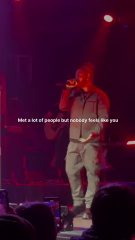 Met a lot of people but nobody feels like you ..