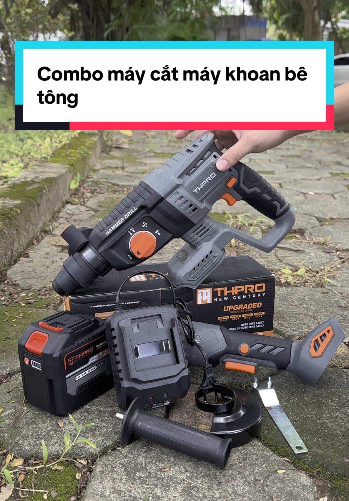 Combo chiến công trình máy mài máy khoan bê tông #khoanbetong #khoanbetongpin #maymai #maycat #maycatpin #combokhoanbetongmai #combomaymaimaykhoanbetong #pin20cell #pindong20cell #combochiencongtrinh #congtrinh #xuhuong #viral #pinchanphothong #chanphothong