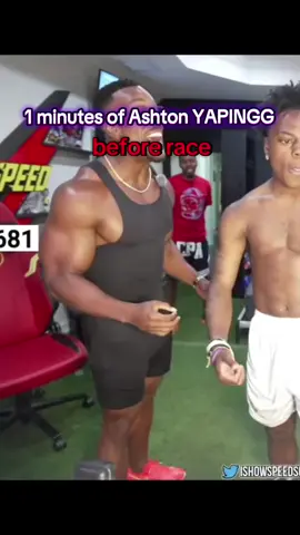 Broo YAPINGG@IShowSpeed #ashton #ashtonhall #race #fyp #trending #viral #CapCut 