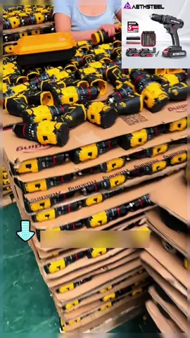 This electric drill is very easy to use, has great horsepower, and the battery can be used for a long time on a single charge#fyp #foruyou #goodthing #tiktokshop 