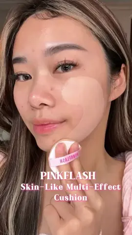 Cushion dengan efek blur kayak pakai filter! Cukup tap-tap sedikit = kulit bagus alami ✔️ #pinkflash #pinkflashbeauty #LovingHeart #foundation #cushion #waterproof
