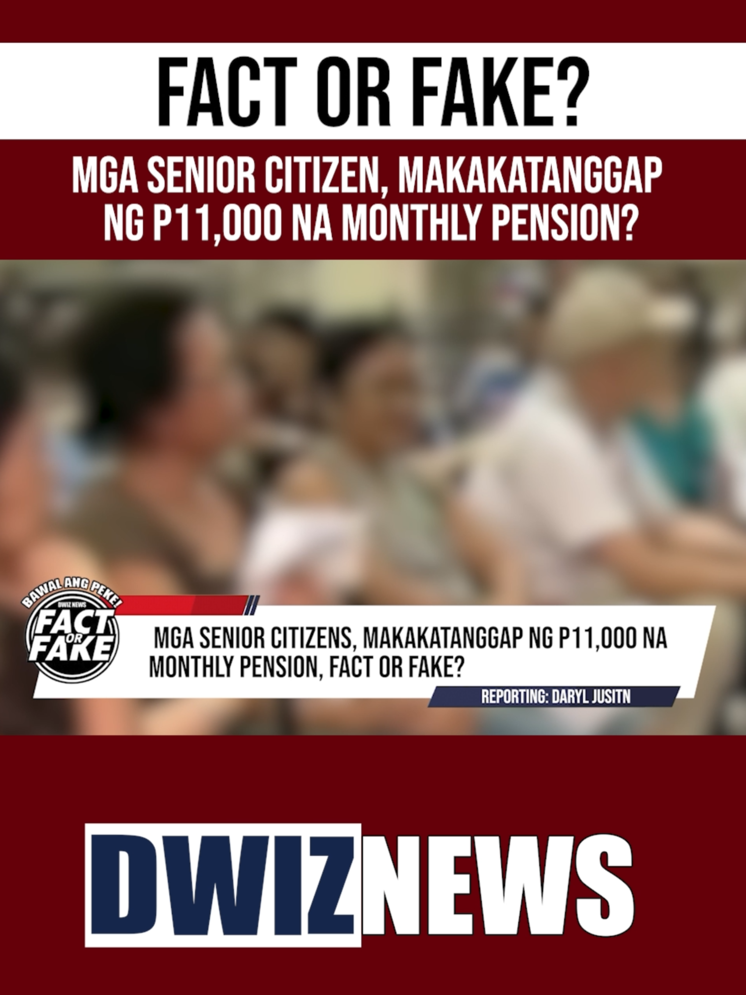 Mga senior citizen, makakatanggap ng P11,000 na monthly pension? | #FACTORFAKE  YouTube: www.youtube.com/@DWIZ882Live   #dwiz #dwiznews #aliw23 #news #balita #monthlypension #seniorcitizen