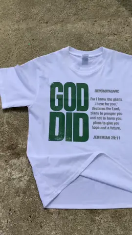 GOD DID |JEREMIAH 29:11 | BTA Basketball Culture graphic printed  PRO CLUB summer cotton high quality fitted top T-shirt Unisex 220GSM Cotton#tshirt #fashion #Summer #cloth