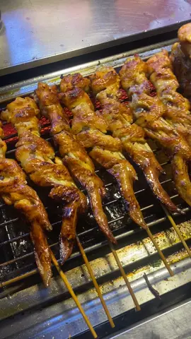 Xiên cánh gá nướng thui các bạn #xuhuong #xiênnuongcayte #nuonghadong #xiennuongtrungquoc #anvattrungquoc 