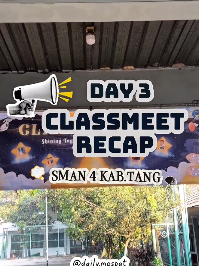 Day 3 of Classmeet 2025 on Fire 🔥 Hallo sobat smanpat 🙌🏻 Hari ketiga classmeet  sudah terlewati dengan seru dan penuh semangat loh temen temen🔥‼️kalian sudah siap untuk melihat keseruan hari ketiga ini? 🤔 Let's watch this recap dan nikmati keseruannya! 😼 #classmeeting #smanpatkabtang #sman4kabtang #dailymospats #mpkosis 