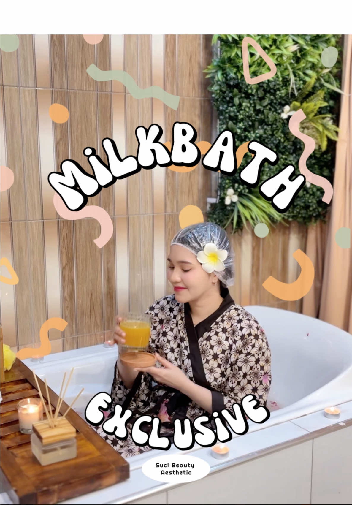 Kalo bisa mandi susu kenapa harus mandi air biasa🤪 Langsung cussss ke @Suci Beauty Studio 𐙚⋆° #milkbath #therapy ##beauty