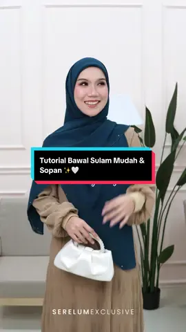 Kenapa tudung ni viral? Sebab sulaman dia lain macam lawa dia… tapi yang paling win. cara dia jatuh dekat muka 😍 Ni I tunjuk cara pakai paling senang, confirm jadi walau newbie! 😉 #bawalalun #hijabtutorial #tudungcantik #TikTokFashion