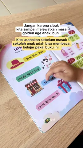Checkout yu bun untuk anak belajar membaca dirumah sebelum masuk masa sekolah #bukuanak #bukumembaca #bukuanakpintar 