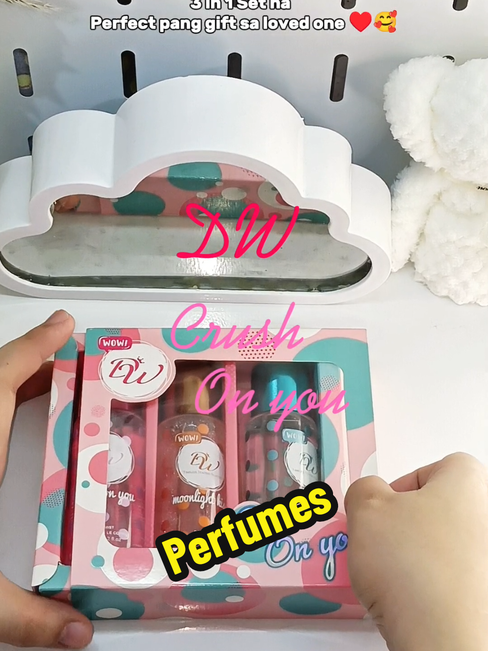 DW Crush on you 3 in 1 Set Perfume. Ang bango nito para kang bumalik sa High School life pag naamoy mo to ☺️🥰. kaya icheck out mo na. #dwperfume #perfume #perfumetiktok #crushonyou #dwcrushonyou3in1setperfume #longlasting #mustbuy #mildscent #fypage #tiktokfinds #fypシ゚ #tiktokviral #godbless 