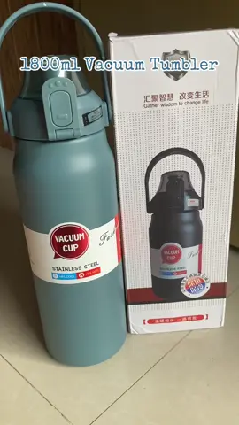 Vacuum Tumbler na may  1800ml. Walang kabitin-bitin mga babe❤️  #tumbler #1800mlbottle #forhotandcold 