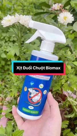 Xịt Đuổi Chuột Sinh Học Biomax.Giá SaLe giỏ hàng góc trái ạ #xitduoichuot #biomax #dondepnhacua 